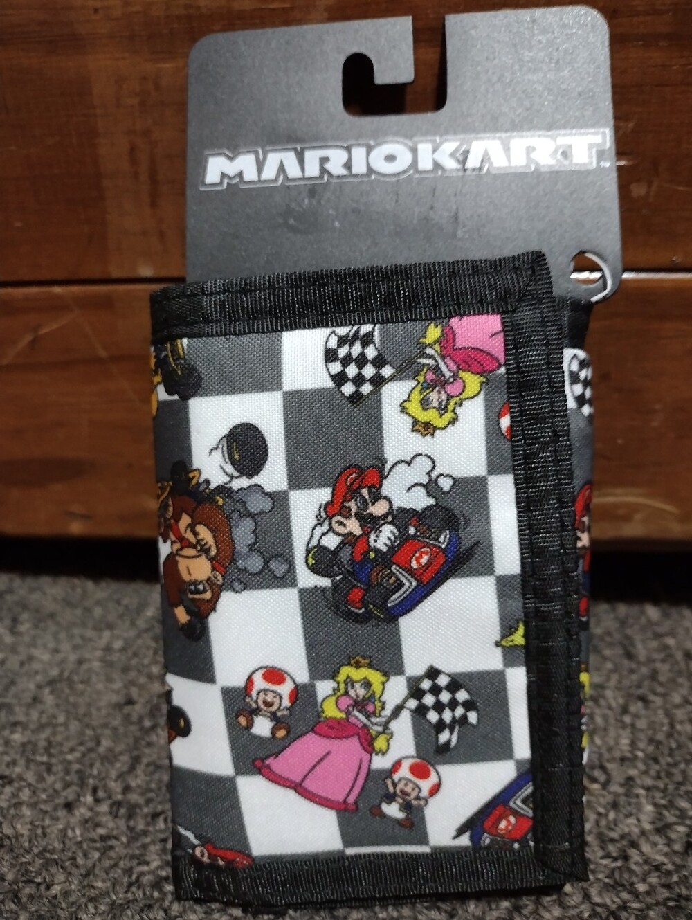 Super Mario Cart Men's Tri-Fold Wallet